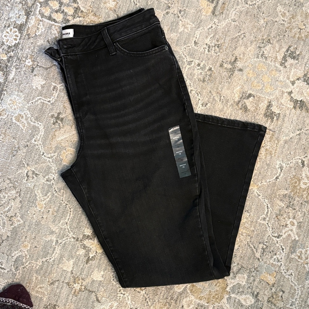 Sonoma Black Boot Cut Women's Pants